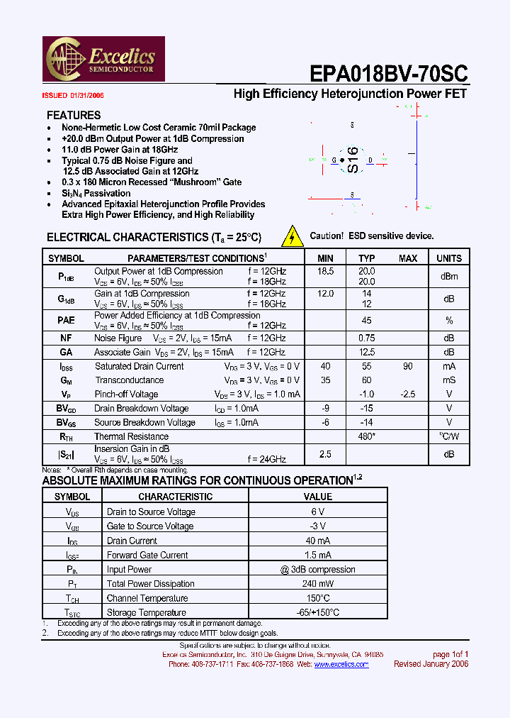 EPA018BV-70SC_4454268.PDF Datasheet