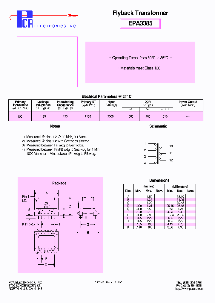 EPA3385_4698023.PDF Datasheet