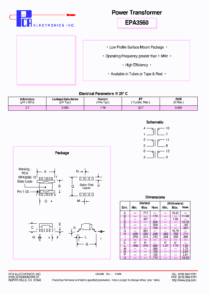 EPA3560_4733518.PDF Datasheet