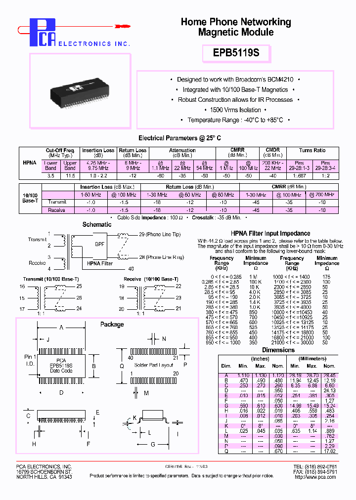 EPB5119S_4464428.PDF Datasheet