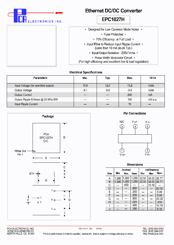 EPC1027H_4722217.PDF Datasheet