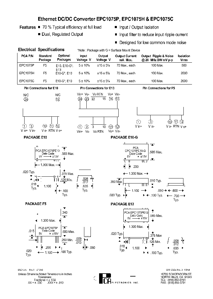 EPC1075C_4722286.PDF Datasheet
