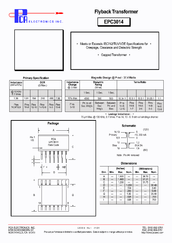 EPC3014_4722153.PDF Datasheet