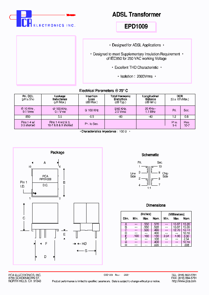EPD1009_4722343.PDF Datasheet