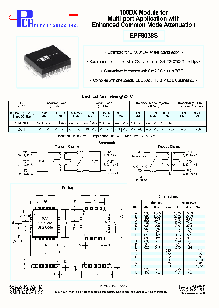 EPF8038S_4506550.PDF Datasheet