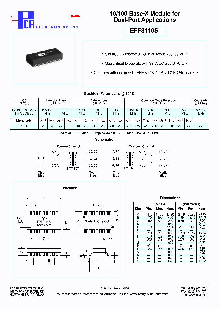 EPF8110S_4910418.PDF Datasheet