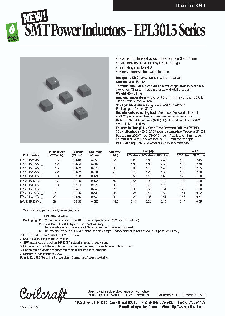 EPL3015-103ML_4808695.PDF Datasheet