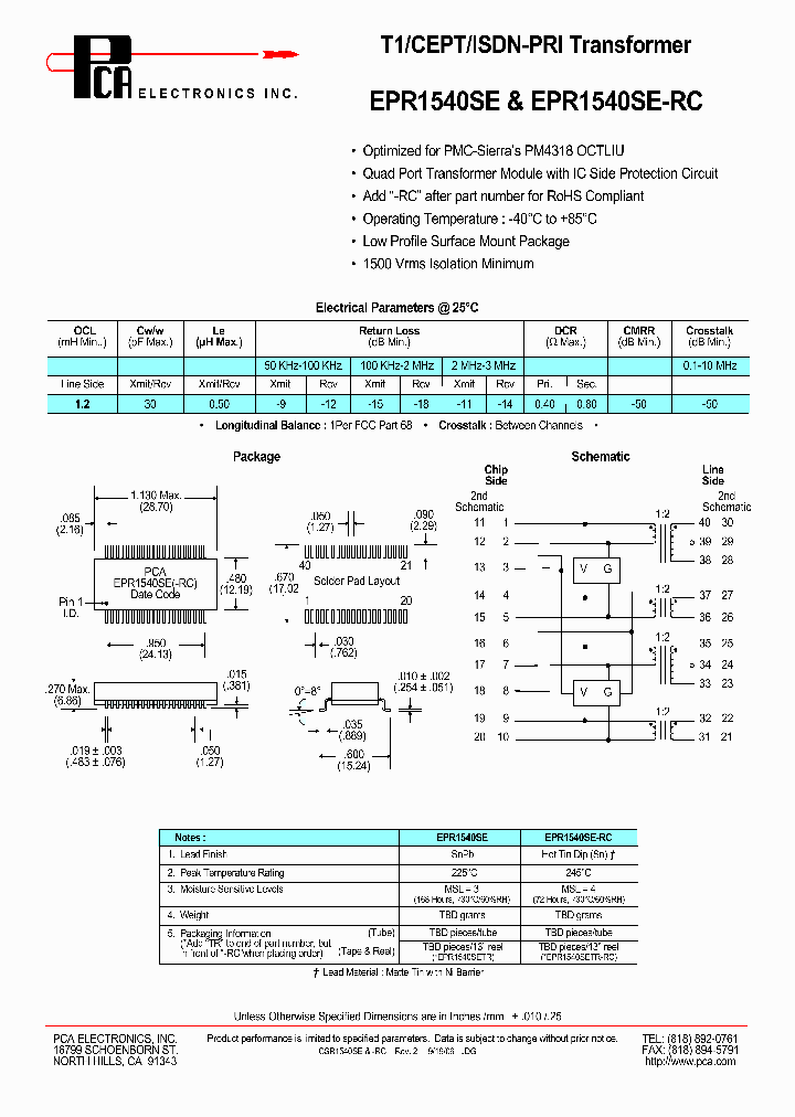 EPR1540SE_4702347.PDF Datasheet