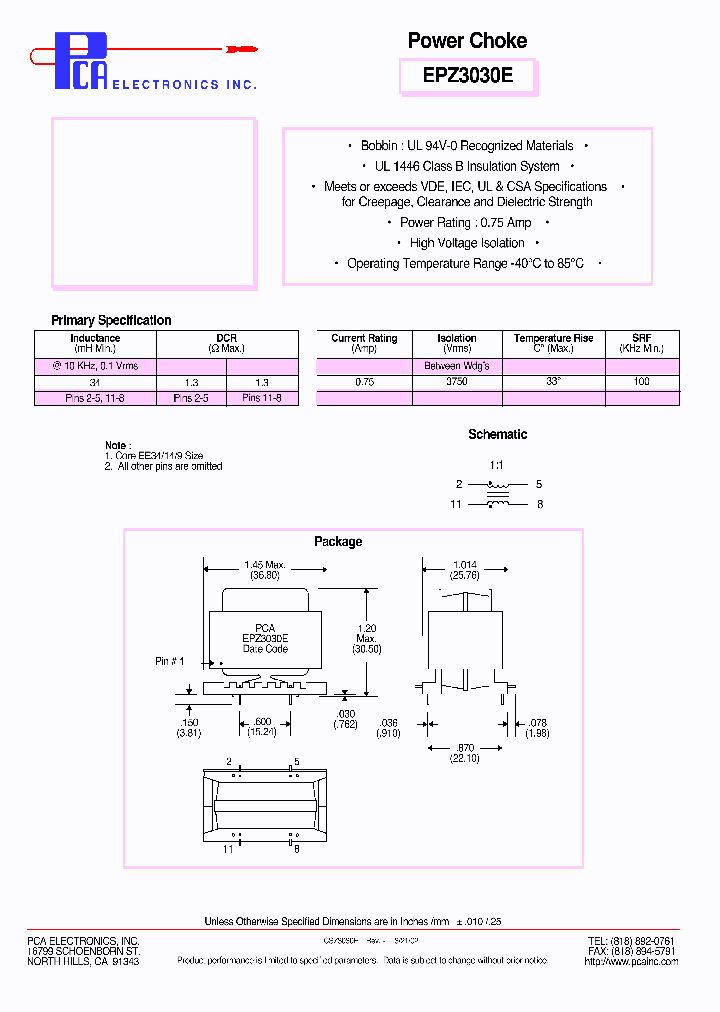 EPZ3030E_4832268.PDF Datasheet
