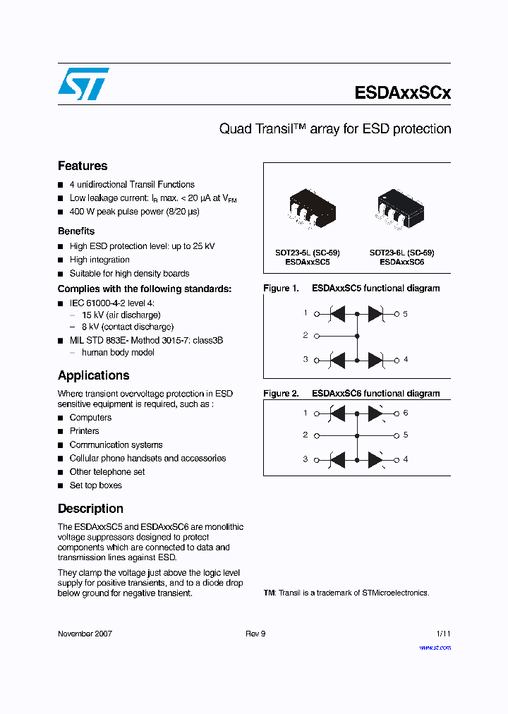 ESDA5V3SC507_4349483.PDF Datasheet