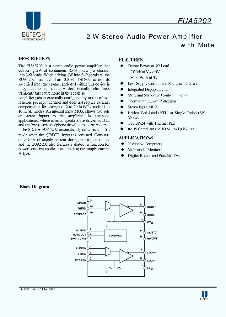 EUA5202_4393750.PDF Datasheet