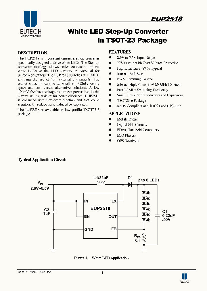 EUP2518_4587429.PDF Datasheet