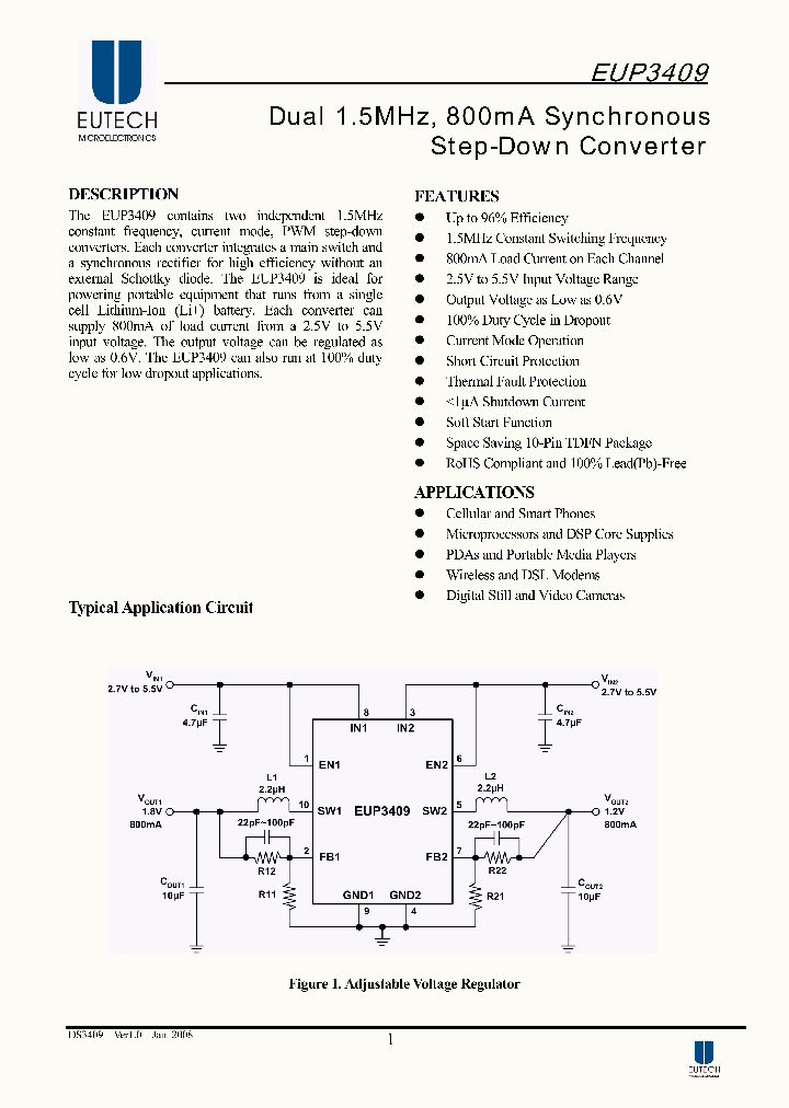 EUP3409_4554253.PDF Datasheet
