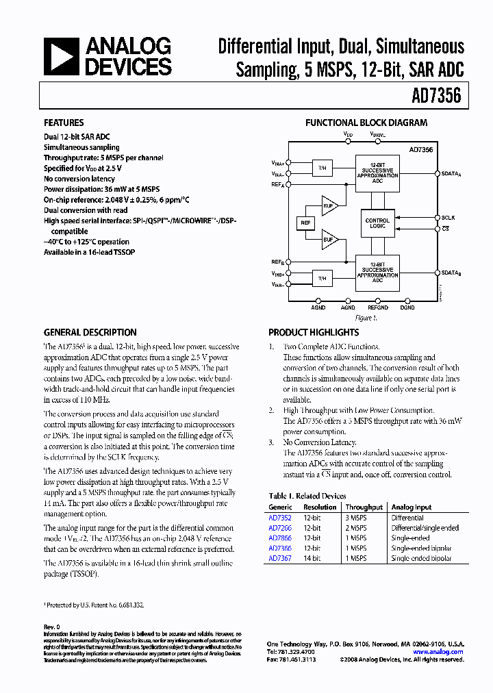 EVAL-AD7356EDZ_4276651.PDF Datasheet