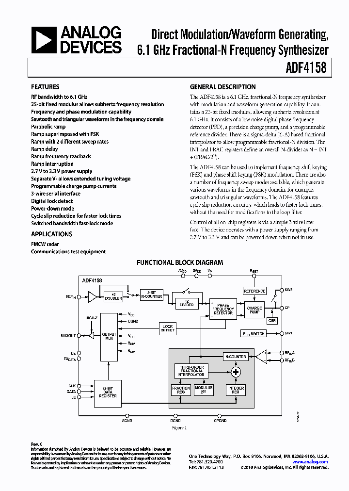 EVAL-ADF4158EB1Z_4575341.PDF Datasheet
