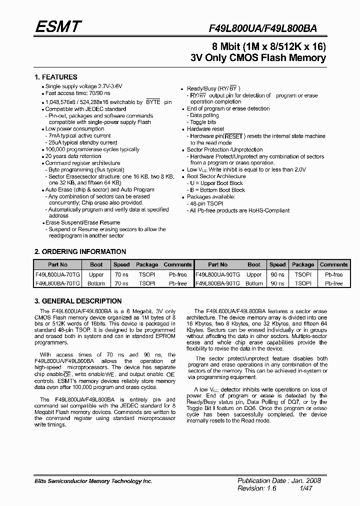 F49L800UA-70TG_4687766.PDF Datasheet