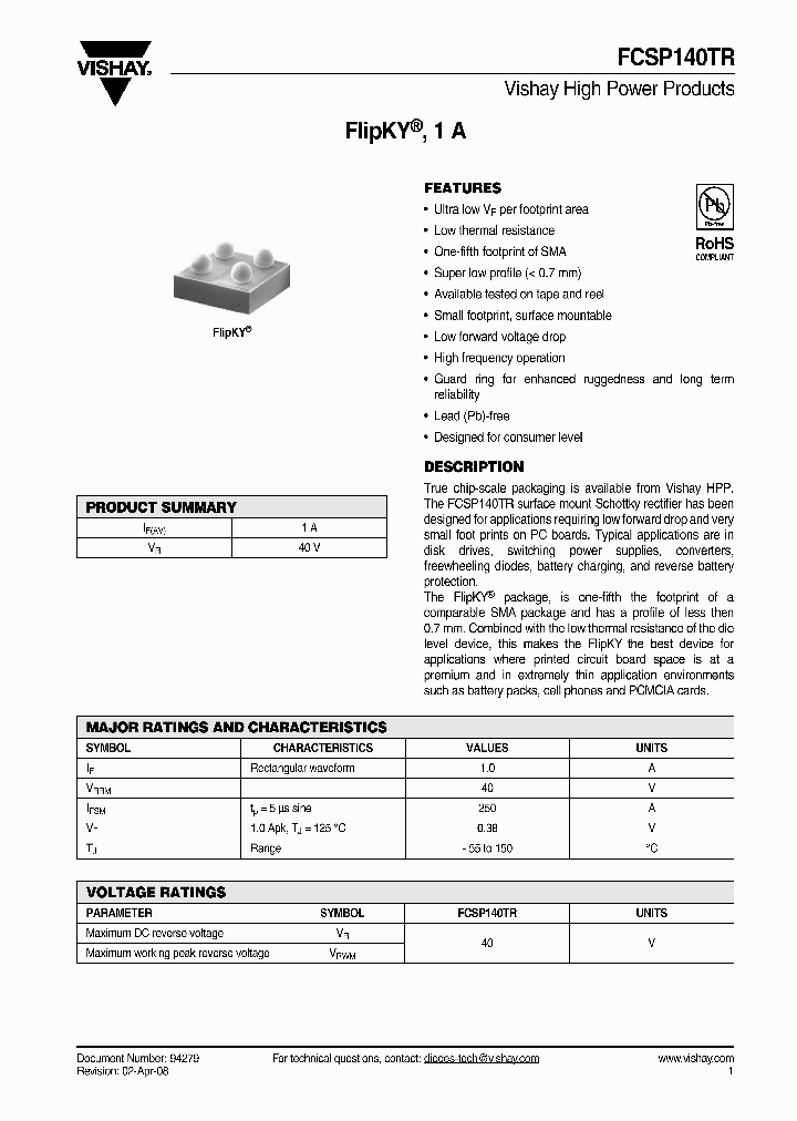 FCSP140TR_4295976.PDF Datasheet