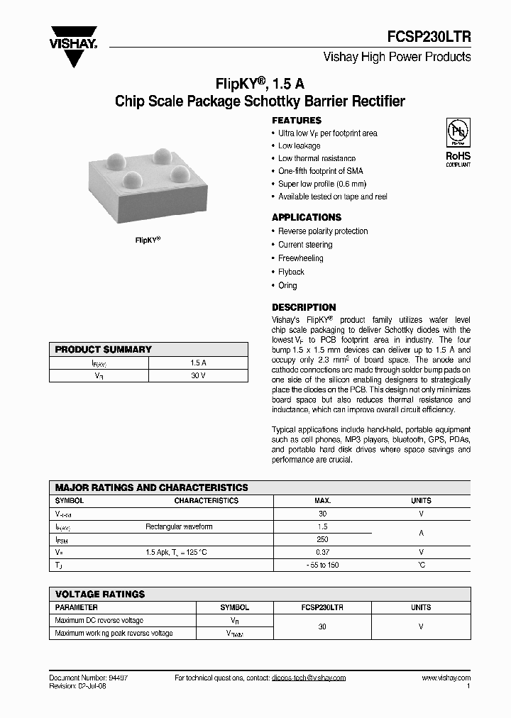 FCSP230LTR_4268379.PDF Datasheet