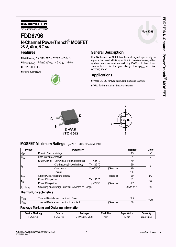 FDD6796_4792674.PDF Datasheet