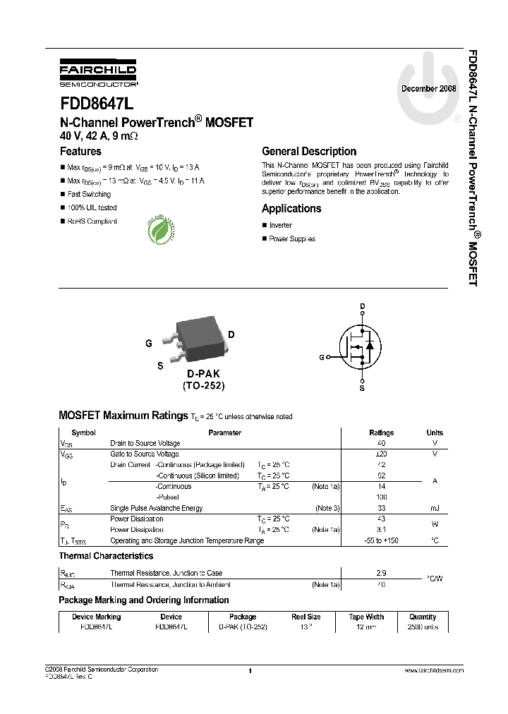 FDD8647L_4543724.PDF Datasheet