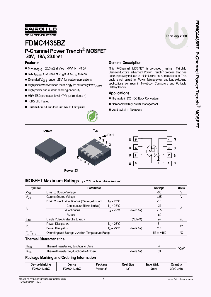 FDMC4435BZ_4266106.PDF Datasheet