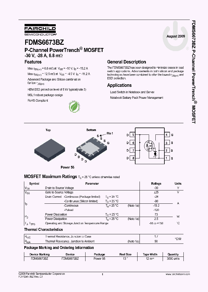 FDMS6673BZ_4653071.PDF Datasheet