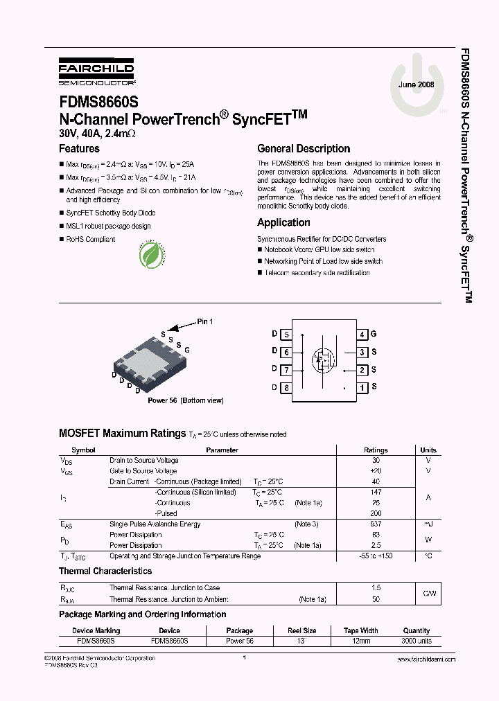 FDMS8660S_4695492.PDF Datasheet