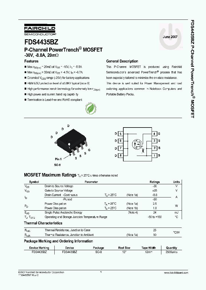 FDS4435BZ07_4338558.PDF Datasheet