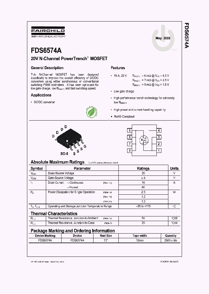 FDS6574A08_4357369.PDF Datasheet