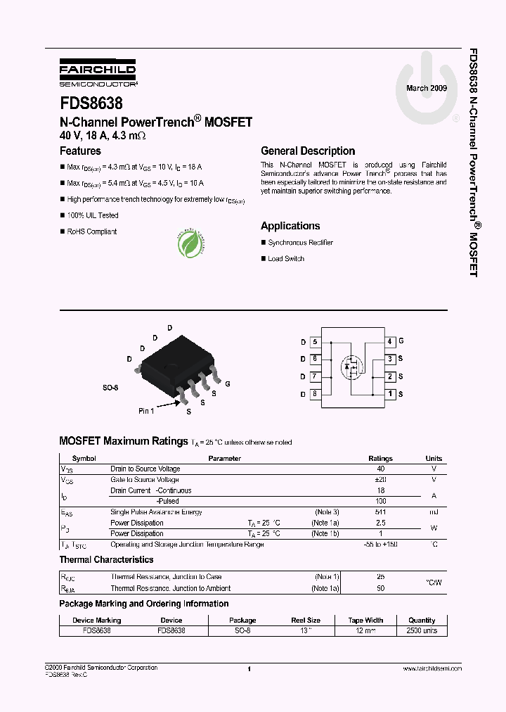FDS8638_4467295.PDF Datasheet