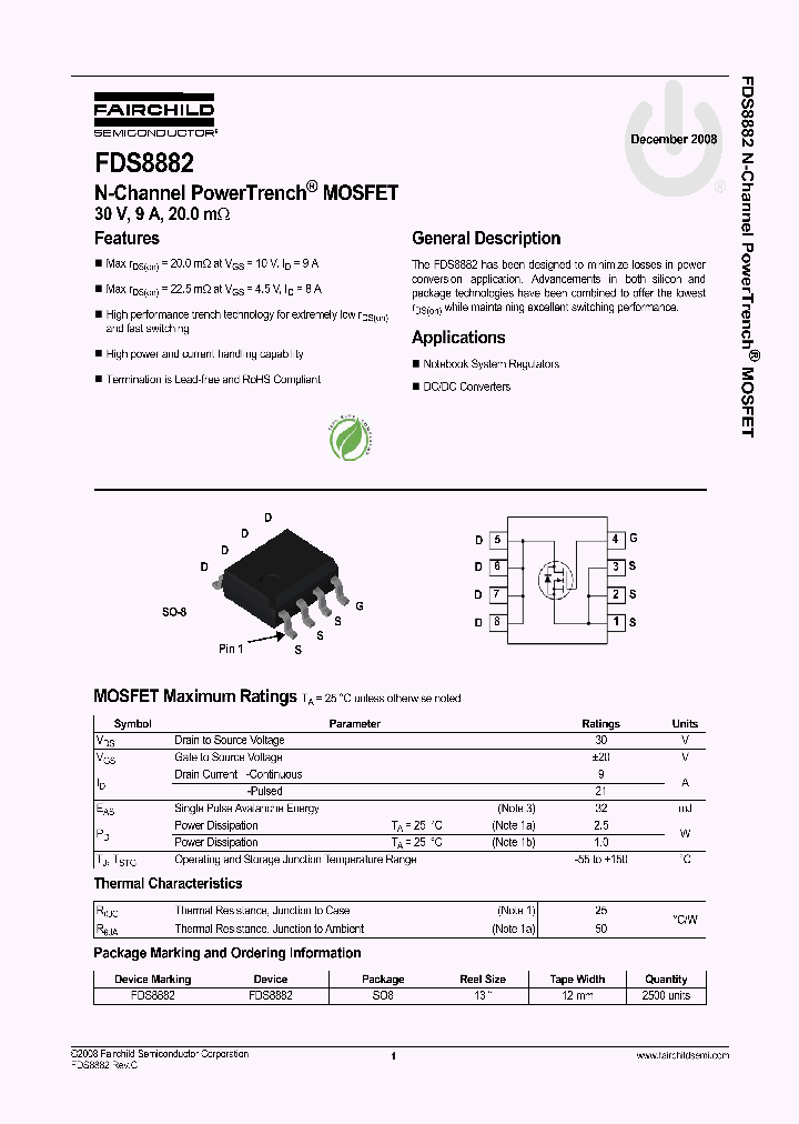 FDS8882_4611963.PDF Datasheet