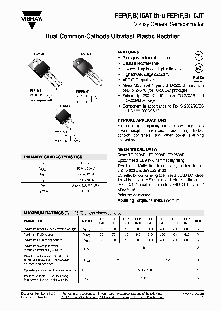 FEP16AT_4260094.PDF Datasheet