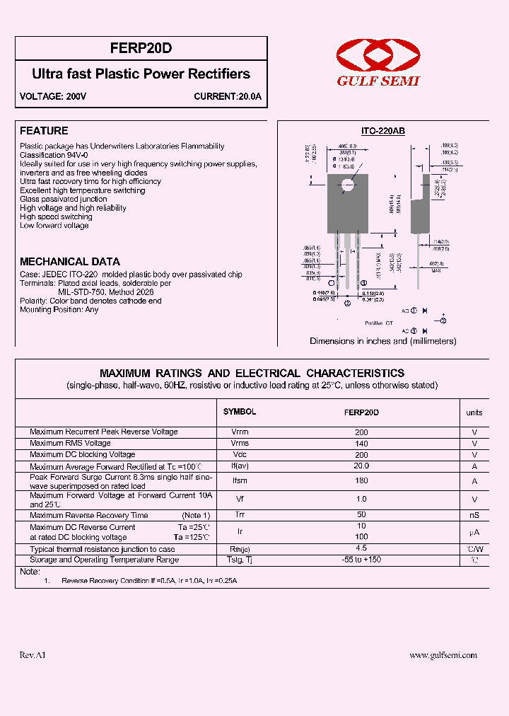 FERP20D_4618910.PDF Datasheet