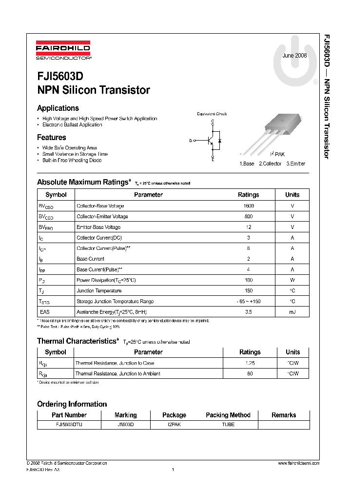 FJI5603D_4491375.PDF Datasheet
