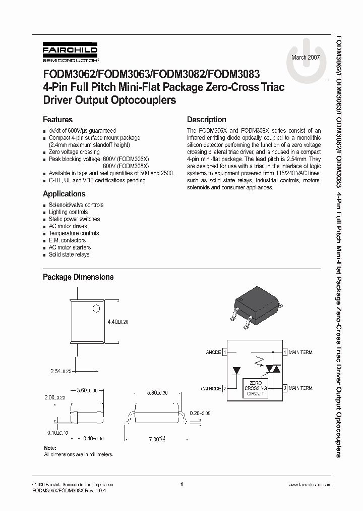 FODM3082_4260127.PDF Datasheet