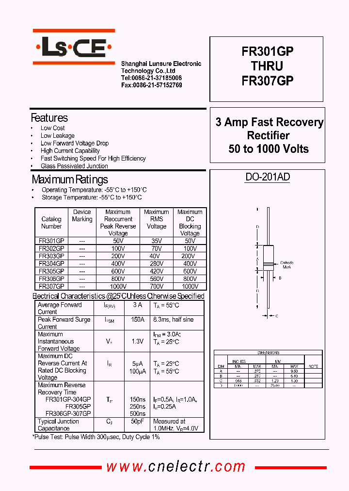 FR301GP_4681192.PDF Datasheet