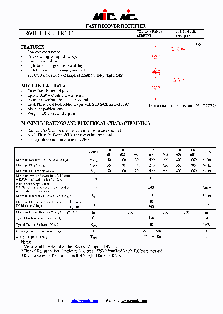 FR601_4416437.PDF Datasheet