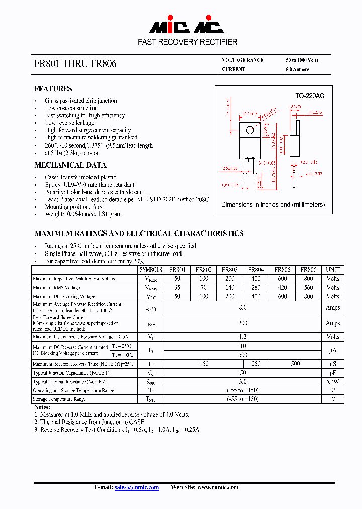 FR802_4398723.PDF Datasheet