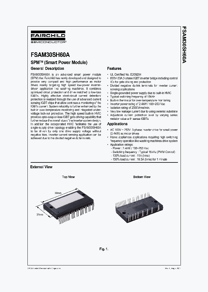FSAM30SH60A03_4239847.PDF Datasheet