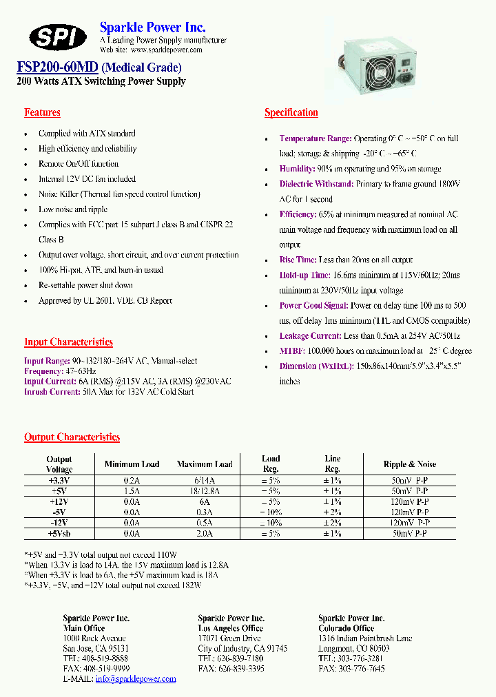 FSP200-60MD_4781918.PDF Datasheet