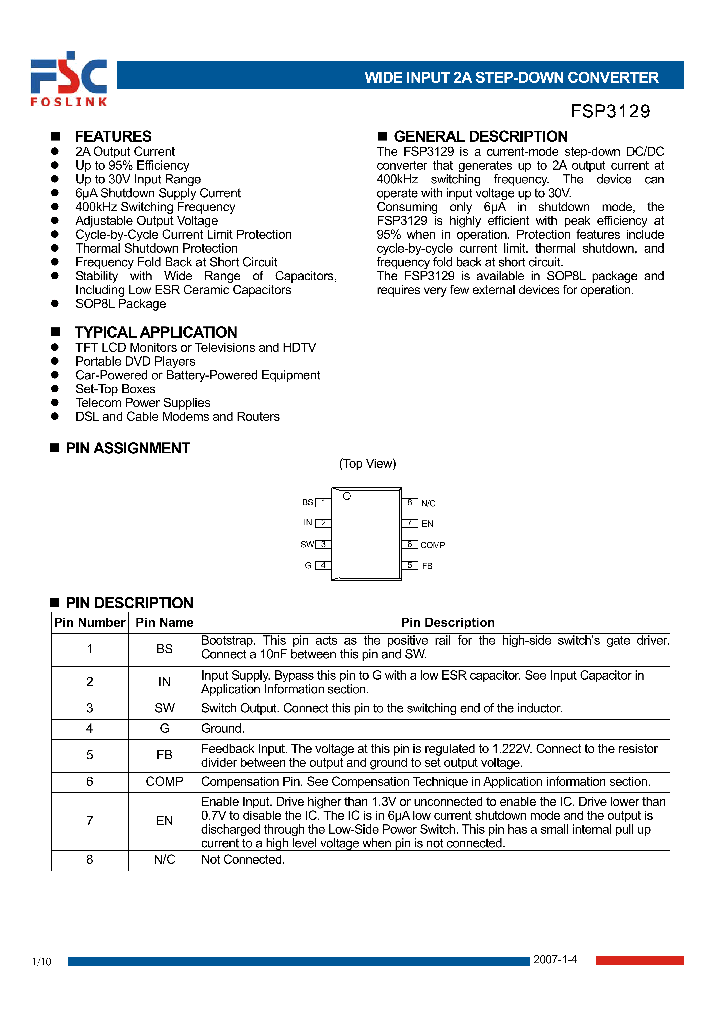 FSP3129SAD_4885782.PDF Datasheet