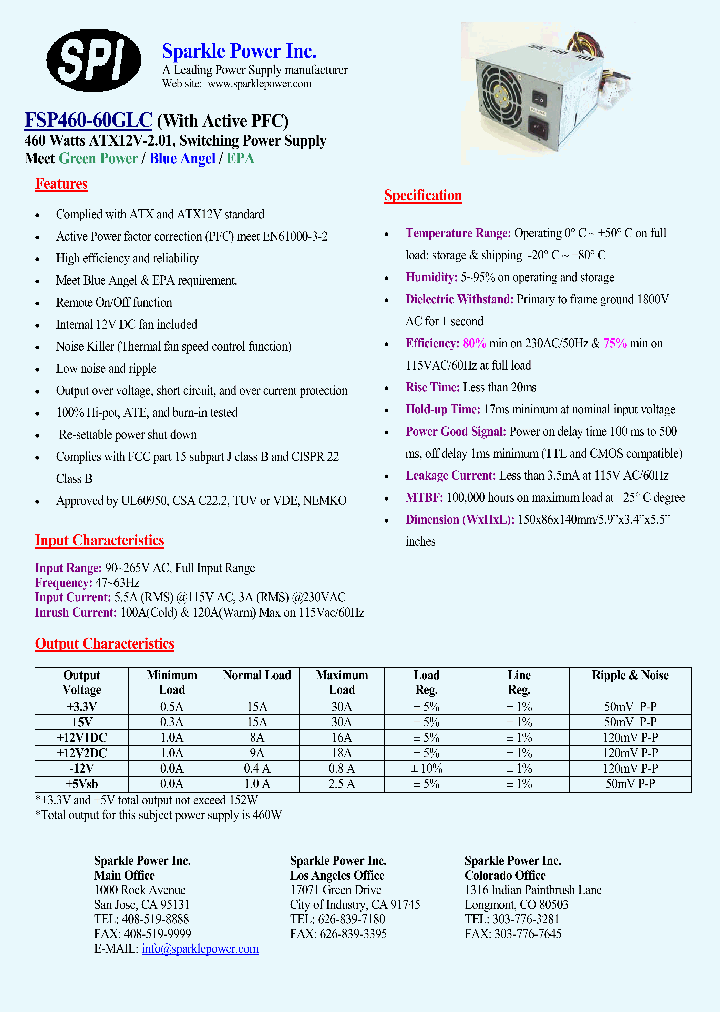 FSP460-60GLC_4379941.PDF Datasheet