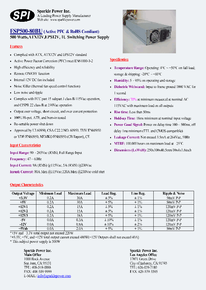 FSP500-80BU_4383021.PDF Datasheet