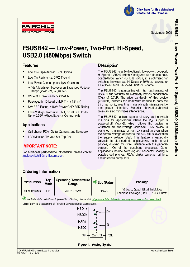 FSUSB4208_4491616.PDF Datasheet