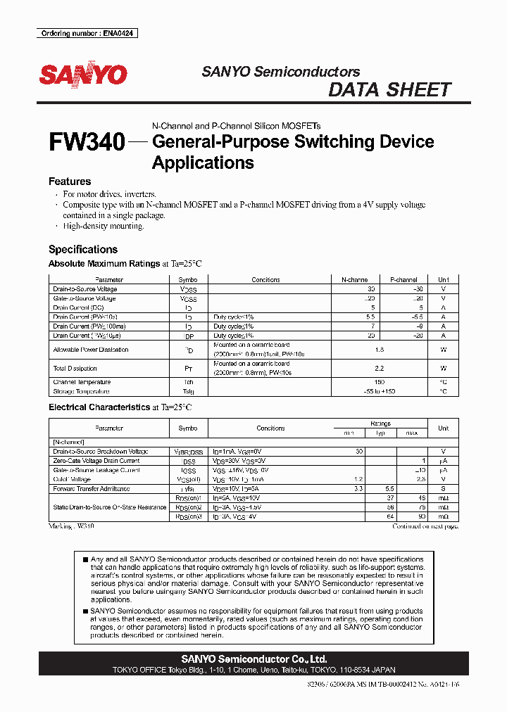 FW340_4381643.PDF Datasheet