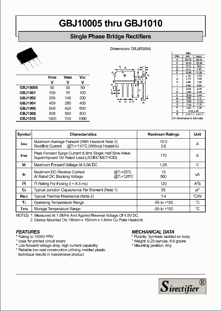 GBJ10005_4446772.PDF Datasheet