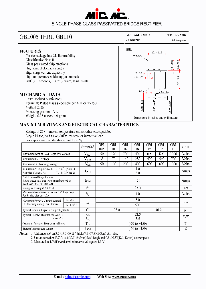GBL10_4557784.PDF Datasheet