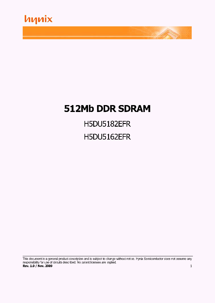 H5DU5162EFR_4612930.PDF Datasheet