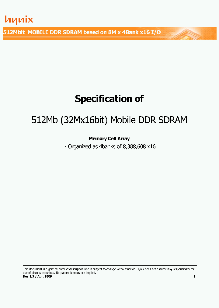 H5MS5162DFR-K3M_4543648.PDF Datasheet