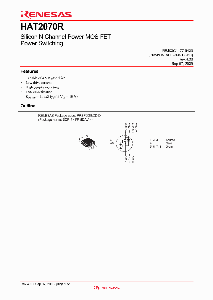 HAT2070R-EL-E_4355989.PDF Datasheet